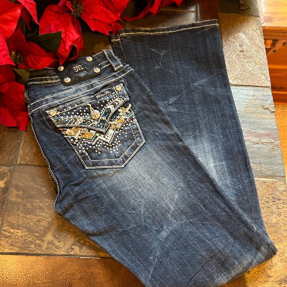 Miss Me Signature Rise Boot Cut Jeans (NWOT; size 28) - Picture 9 of 16